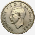 Crown piece of Edward VIII