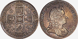 SSC British Coinage Half Crown 1723 - South Sea Company