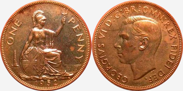 The unique 1952 Proof Penny - United Kingdom coin