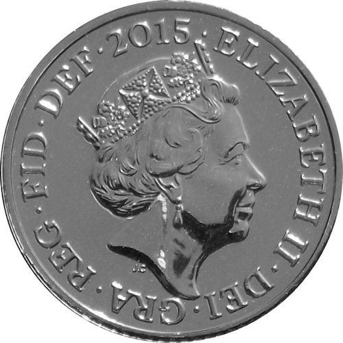 10 Pence 2015 - 5th Portrait - British Coins