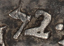British 2 pence 1672 - 2 over 1