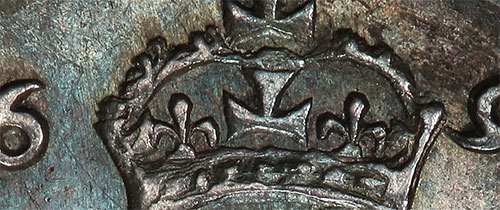 British 2 pence 1698 - High Crown