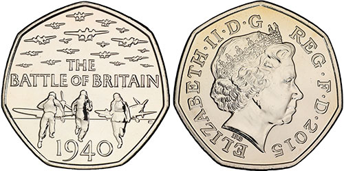 50 Pence 2015 Battle of Britain - British Coins