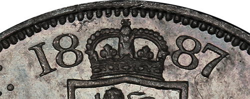 Double Florin 1887 - Roman 1 - British Coins Price Guide and Values