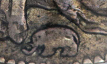 Half Crown 1666 - Elephant - British Coins