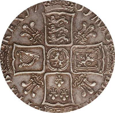 Half Crown 1701 - Plumes - British coins