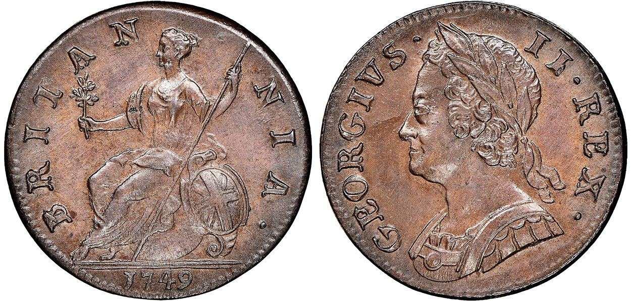 Half Penny 1749