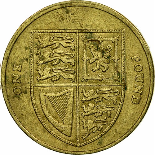 One pound 2008 - Shield - British Coins