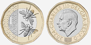 British 1 Pound 2024 Charles III