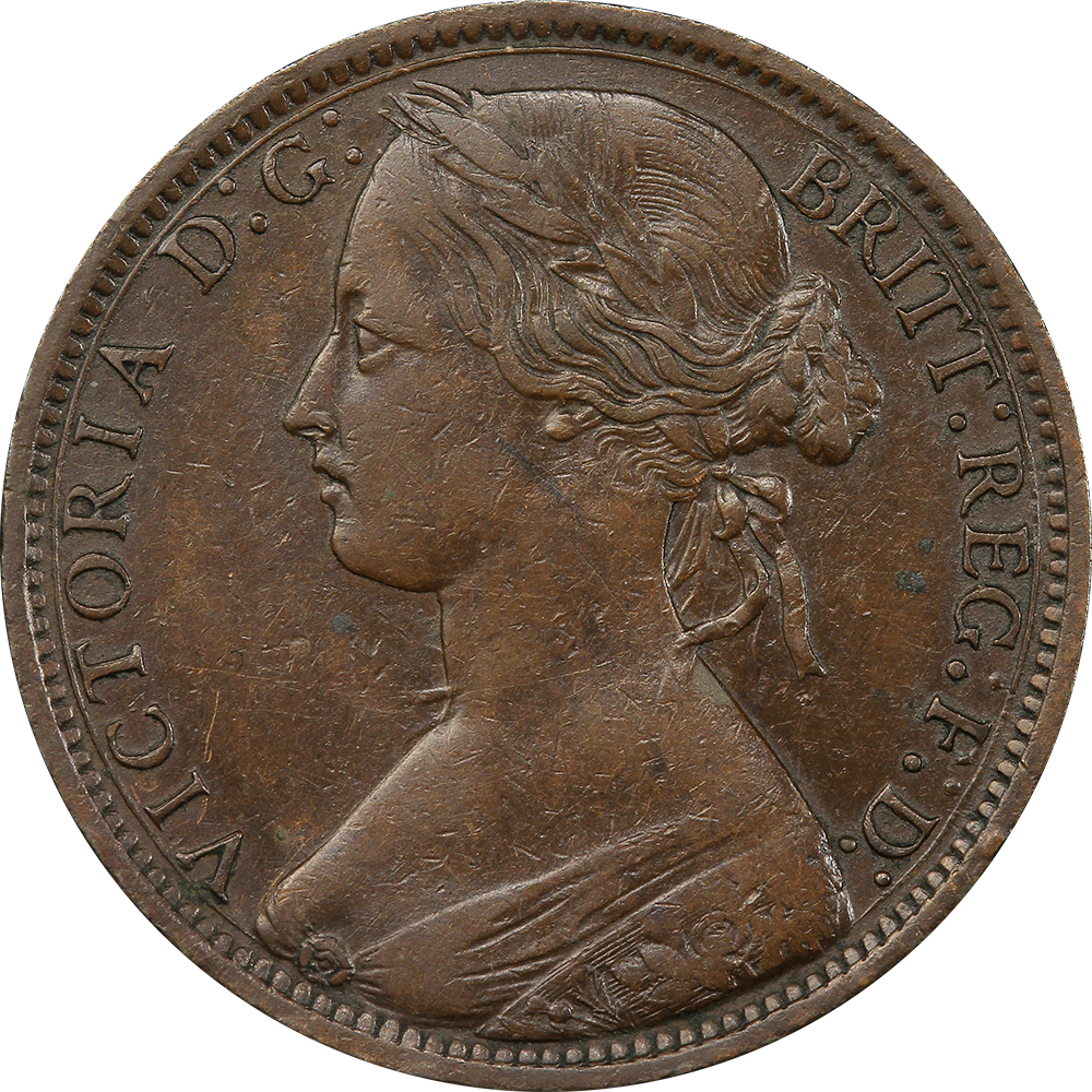 1871 penny coin value