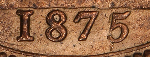 Penny 1875 - Small date - Great Britain coins - United Kingdom