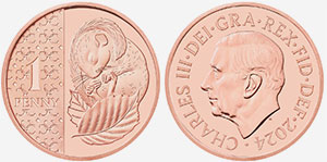 British Penny 2024 Charles III