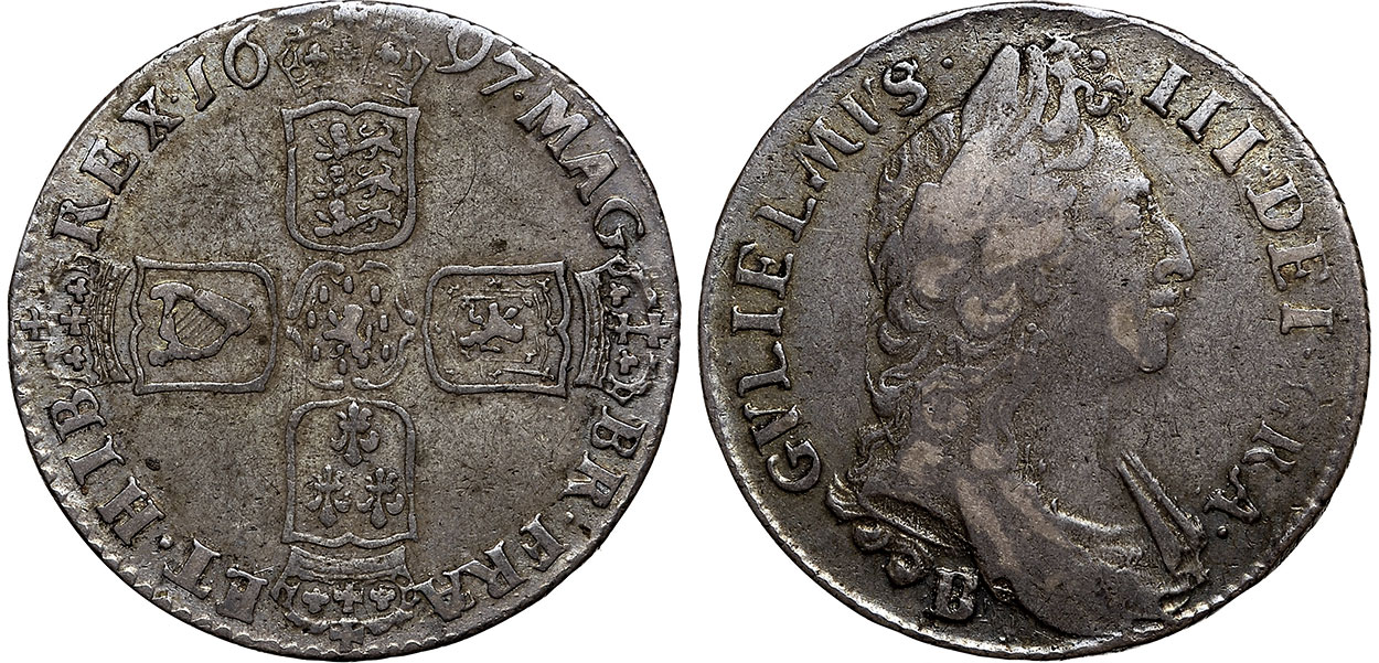 Shilling 1697 - United Kingdom coin
