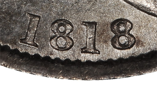 1818 Shilling - High H - British Coins - United Kingdom