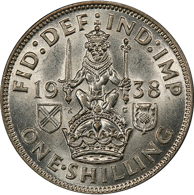 Shilling - English Reverse - Scottish Coins - United Kingdom