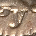 6 Pence 1696 - York - Y under Bust - British Coin