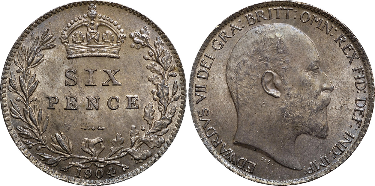 Sixpence 1904