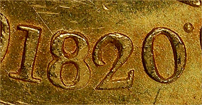 Sovereign 1820 - Open 2 - Short Date - British Gold Coin