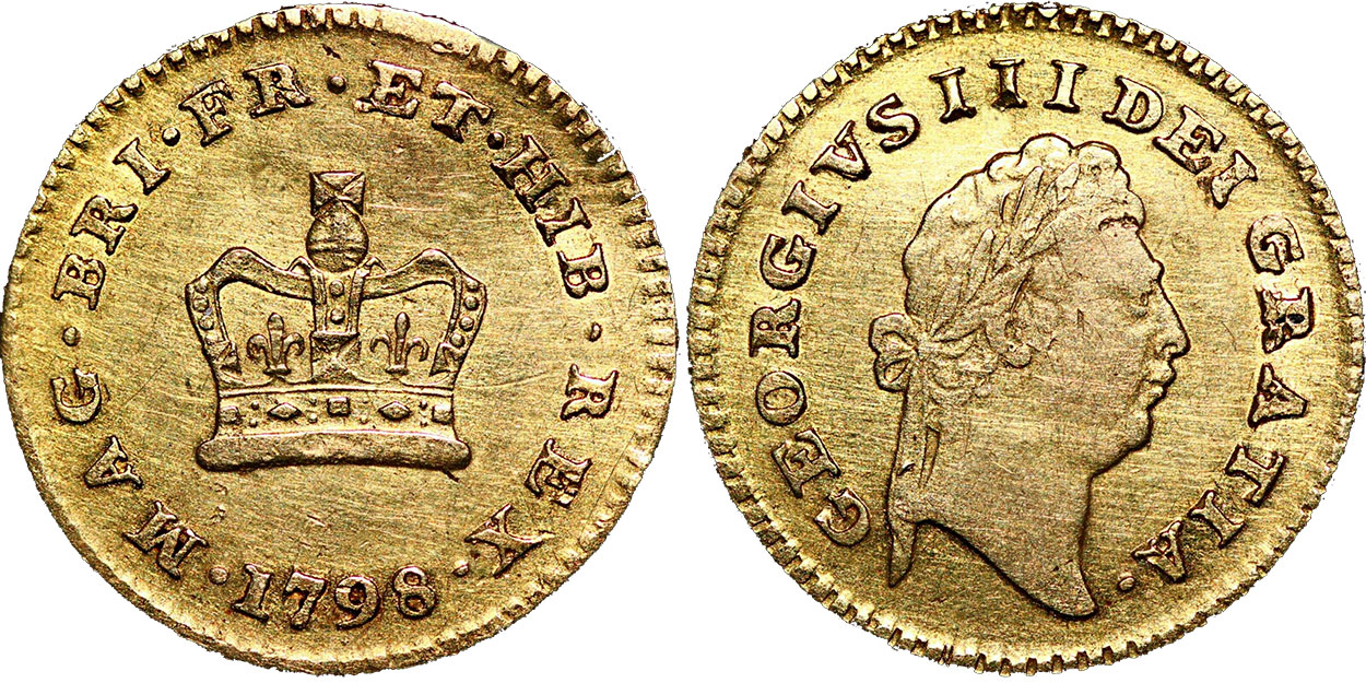 Third Guinea 1800 - United Kingdom coin