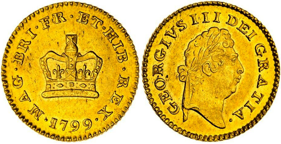 Third Guinea 1799 - United Kingdom coin