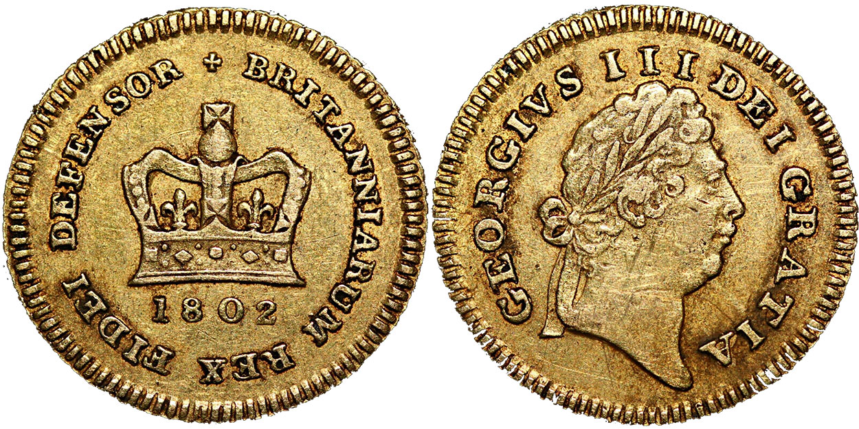 Third Guinea 1803 - United Kingdom coin