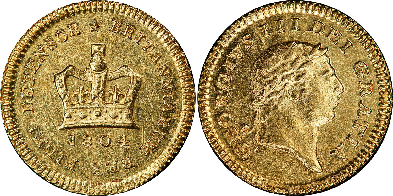 Third Guinea 1804 - United Kingdom coin