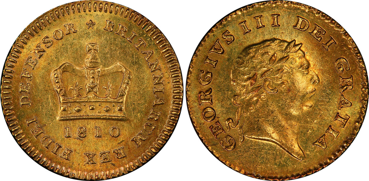 Third Guinea 1810 - United Kingdom coin