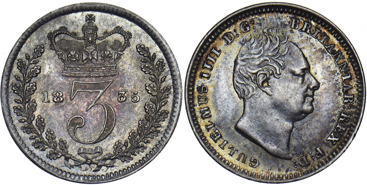 Threepence 1834 - United Kingdom coin