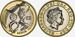 2 Pounds 2002 Commonwealth Games - British Coins